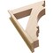 Ekena Millwork 7 1/2-in W x 30-in D x 38-in H Balboa Trad Rough Cedar Woodgrain TimberThane Outlooker, Primed Tan OUTUR075X30X38BOA04RCPR - alternate 6